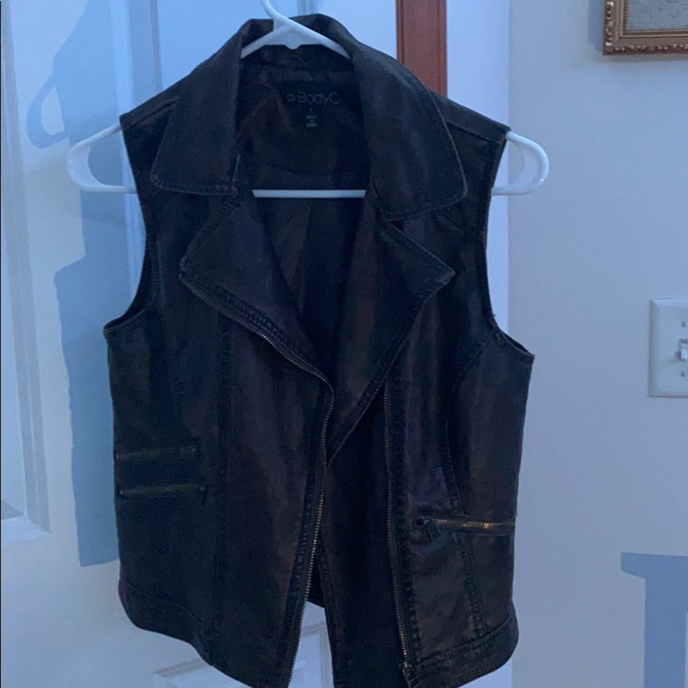 Leather vest